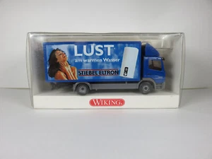 Modelli Wiking, MB Atego 1223 camion valigia, "Stiebel Eltron", Wiking n. 435 02 37 - Foto 1 di 11
