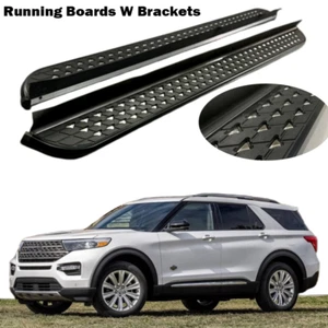 Fit For Ford Explorer 2020-2025 Running Boards Side Steps Pedal Nerf Bar - Picture 1 of 9