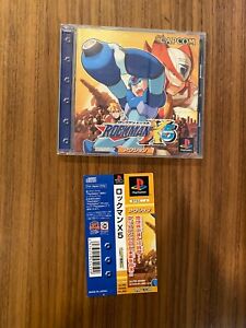 Rockman X5 Mega man  w/Spine card Import Japan PS1 Japanese Game 