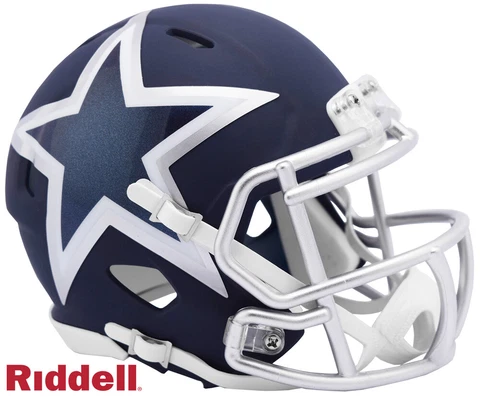 Dallas Cowboys AMP Speed Mini Helmet New In Box 10084 Cover