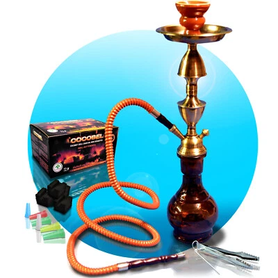 46cm Shisha Wasserpfeife Hookah Kaffee SET Zubehör wählbar Baris  Schlauch WP17K - Bild 1 von 3
