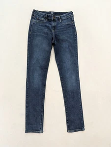 Gap Girl's Jeans Stretch Super Skinny Size 14 Medium Wash Adjustable Waist - Picture 1 of 16