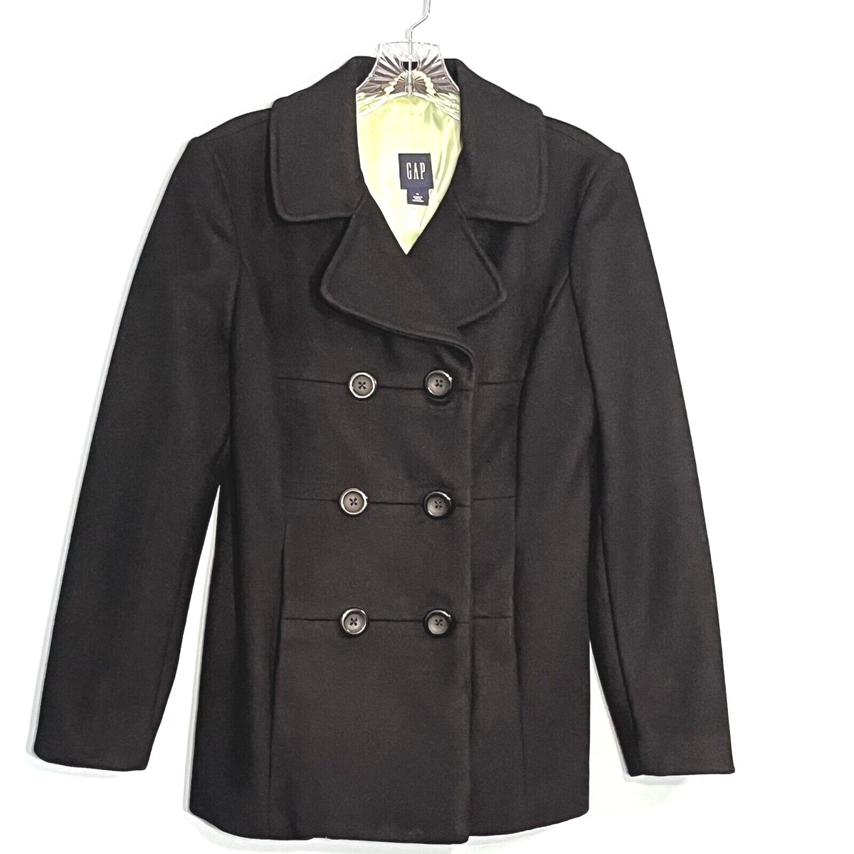 Gap Pea Coat Black Coats, Jackets & Vests for Women for sale | eBay