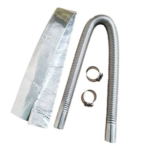 Diesel Heater Exhaust Pipe and Sleeve Insulation Kit for For VANs 0 6m Length - Picture 1 of 6