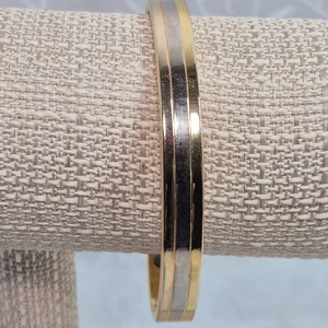 Brazalete Magnético Vintage 24k Electro Chapado Tri Tono Unisex Grande - Imagen 1 de 8