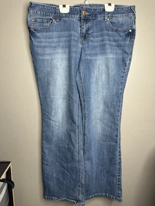 Jeans donna MAURICES taglia 13/14 corto DRITTO denim blu - Foto 1 di 6