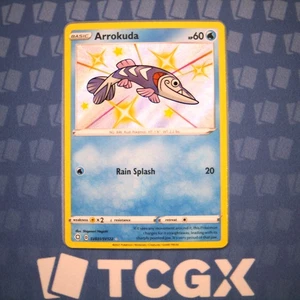 Pokemon - Arrokuda - SV031/SV122 - SWSH: Shining Fates - Holo - Shiny Holo Ra NM - Picture 1 of 1