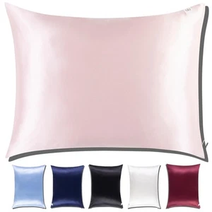 Bold & Brave 100% Pure Mulberry Silk Pillowcase - 22 Momme, Hypoallergenic, S... - Picture 1 of 7