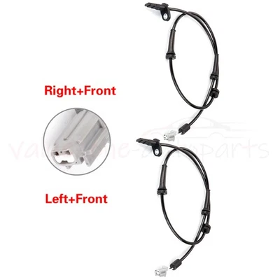 2 x Sensor de rueda ABS delantero derecho derecho para 09-2013 Nissan Máxima 07-2012 Nissan Altima Foto 1 de 4