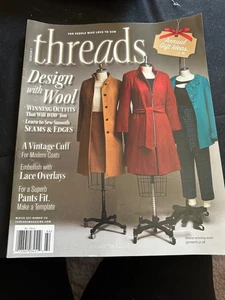 Threads Magazine Winter 2021 Design with Wool, Vintage Cuff, Embellish with Lace - Imagen 1 de 1