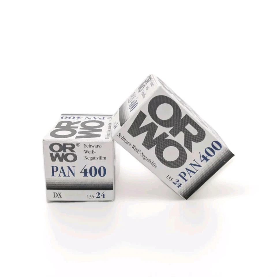 2x Original ORWO PAN 400, 24 Exp, ISO 400, TESTED - Bild 1 von 4