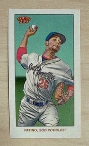 LUIS PATIÑO - 2020 Topps 206 - Wave 3 - PIEDMONT #25 - AMARILLO SOD POODLES - Picture 1 of 2