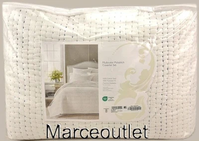 Juego de cubrecobertores y fundas acolchadas Sky Multicolor Pickstitch COMPLETO/QUEEN blanco/azul Foto 1 de 4