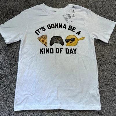 Camiseta 5/6 Pequeña Pizza Videojuegos Jugador Dab Emoji Nueva con Etiquetas Foto 1 de 4