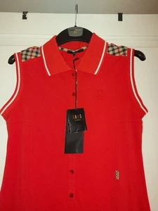DAKS LONDON BNWT SIZE L TENNIS/TSHIRT STYLE DRESS. 12/14 RED. DESIGNER - Picture 1 of 12