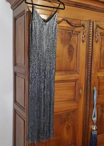 Guess tuta donna super elegante in lamé elasticizzato foderata cerniera  S. - Foto 1 di 5