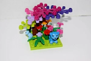Lego Forest Blue Bear Hampster Animal Plant Leaves Tree City Friends Lot 17C - Picture 1 of 5