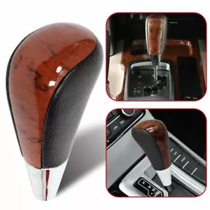 PU Leather Car Gear Shift Rod Head Shifter Lever Knob For Lexus Toyota Corolla - Foto 1 di 14