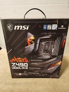 MSI MEG Z490 GODLIKE Gaming Motherboard LGA 1200/DDR4/Thunderbolt 3 Type-C/E-ATX - Picture 1 of 12