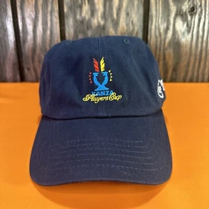 Gorra de golf Kanza Players Cup eslabones centrales gorra con tirantes papá azul marino logotipo de Kansas - Imagen 1 de 10