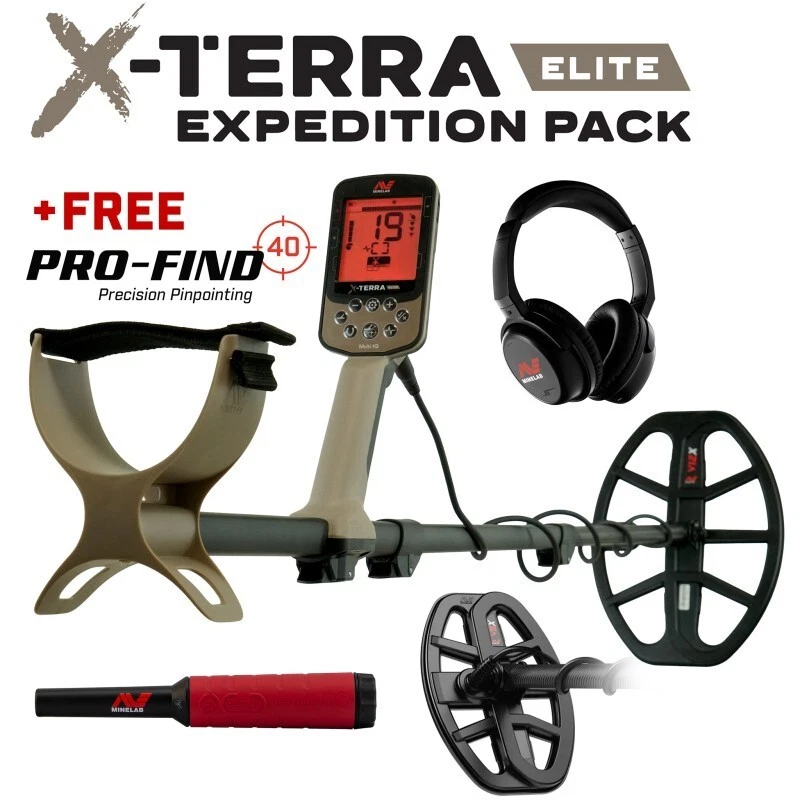 MINELAB XTERRA ELITE -  EXPEDITION PACK from Crawfords MD + free Pro Find 40 - Image 1 of 2