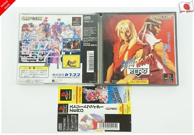 Street Fighter Zero PS1 CAPCOM Sony Playstation 1 Spine From Japan JP - Image 1 of 3