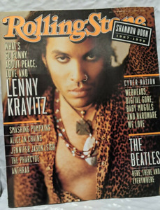 Rolling Stone Magazine #722, OS 11-30-1995 Cover; Lenny Kravitz