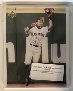 2007 Obras maestras de cubierta superior promoción lienzo Ichiro Mariners 8x10 - Imagen 1 de 2