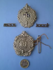 Argyll and Sutherland Highlanders Brooched Cap Badge & Belt Buckle and Pr. S/T's - Picture 1 of 7