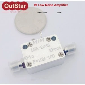 WYDZ-LNA-10M-10G-20dB 10MHz-10G UWB RF Low Noise Amplifier w/SMA Connector -New - Picture 1 of 5