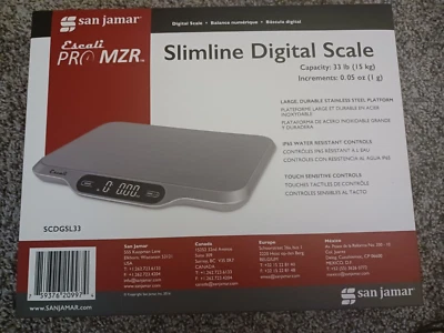 San Jamar Slimline Digital Scale Foto 1 de 4