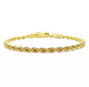 Bracelet 24k Thai Baht Gold 22k 23k Yellow GP Chain Jewelry Heart Bell Gift - Picture 1 of 7