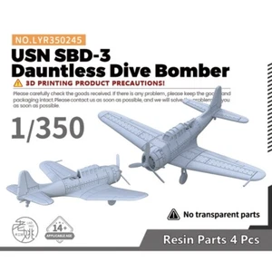 Yao's Studio LYR350245 1/350 kit modello militare USN SBD-3 bombardiere subacqueo senza bilico - Foto 1 di 7