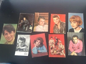 Lot de cartes postales chanteurs années 60 Sheila Claude François - Picture 1 of 5