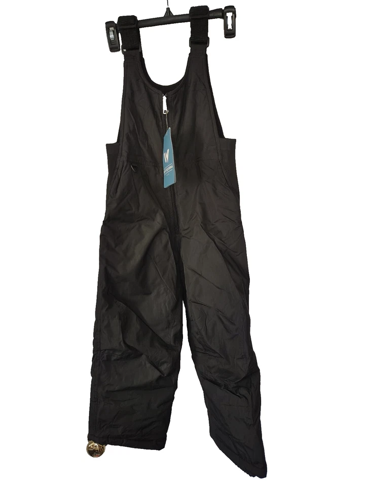 White Sierra D9717Y Youth Insulated Bib Black Size Small