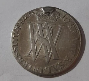 Salzburg Graf Thun Hohenstein 1/6 Taler 1699 auf die Durchreise des römischen K. - Bild 1 von 2