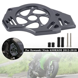 Sprocket Cover Chain Guard Protection For Kawasaki Ninja Vulcan 650 ER-6N TI E6 - Picture 1 of 12