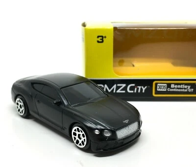 Bentley Continental GT negro mate RMZ City Metal 1/64 (3") en paquete Foto 1 de 4