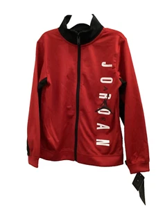 AIR JORDAN red and black jacket boys size 7 new with tags - Picture 1 of 5