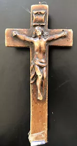 Antico Reliquienkreuz Di Legno - Intagliato - Cristo E Madonna Circa 1800 - Bild 1 von 12