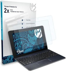 Bruni 2x Protective Film for Asus Transformer Book T100 Chi Screen Protector - Picture 1 of 4