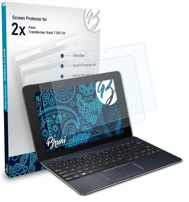 Bruni 2x Pellicola Protettiva per Asus Transformer Book T100 Chi - Immagine 1 di 4