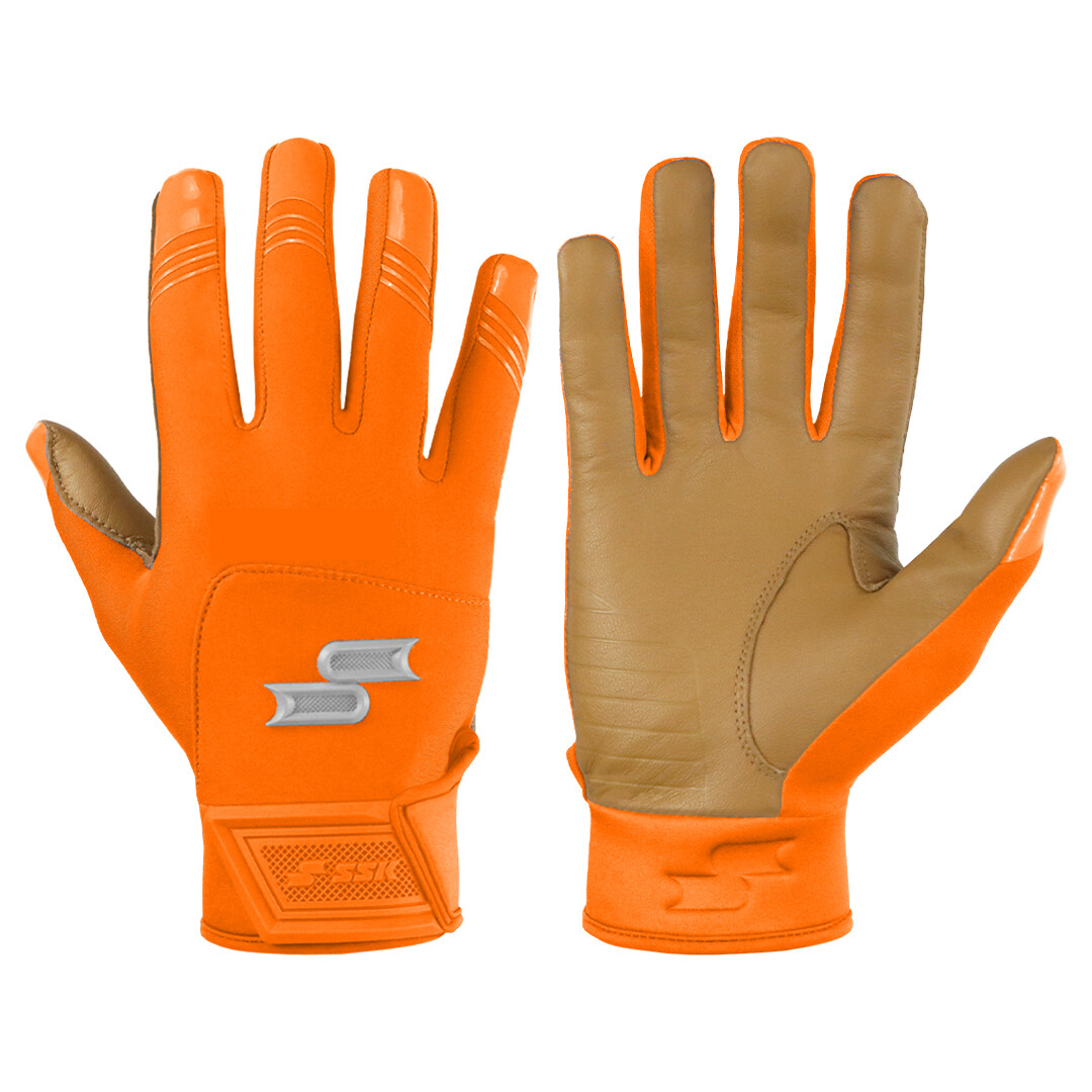 NIKE DIAMOND ELITE バッテ オレンジ Lサイズ Orange Baseball & Softball Batting Gloves for Men for sale
