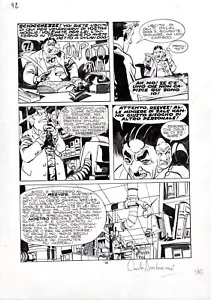 CARLO AMBROSINI - Tavola originale Dylan Dog n.46 " Inferni " p. 96 - Bild 1 von 1