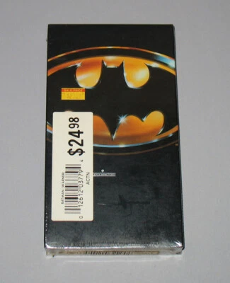 BATMAN 1989 NEW WB Watermark Original Keaton Burton Keepsake FACTORY SEALED VHS - Image 1 of 4