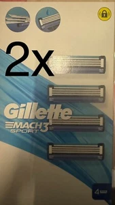 Gillette Mach 3 Sport Rasierer +2 x 4 Rasierklinge - Bild 1 von 2