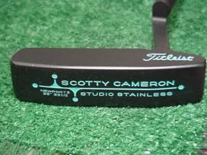 Nice Custom Black Titleist Scotty Cameron Studio Stainless Newport 2 Putter 35' - Picture 1 of 7