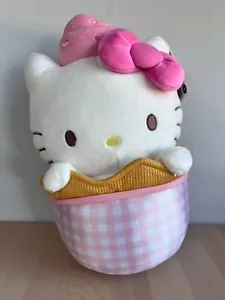 Gund Sanrio offizielles Hello Kitty Eis Plüschtier Stofftier lizenziert Neu mit Etikett - Bild 1 von 4