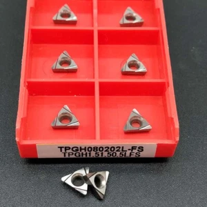 TPGH080202L-FS BP3000 TPGH1.51.50.5L Indexable Ceramic turning inserts For steel - Foto 1 di 7