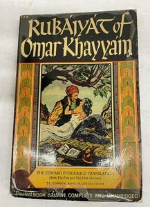 Rubaiyat of Omar Khayyam by Edward Fitzgerald 1941 Pocket Book Edition PB - Imagen 1 de 5